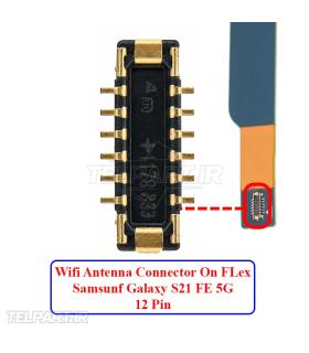 کانکتور روی فلت آنتن وای فای سامسونگ S21 FE 5G