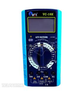 مولتی متر دیجیتال M&R مدل VC-18K
