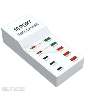 مولتی شارژر 10 پورت فست مدل T7