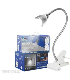 چراغ ال ای دی رومیزی گیره دار M&R مدل LED-101