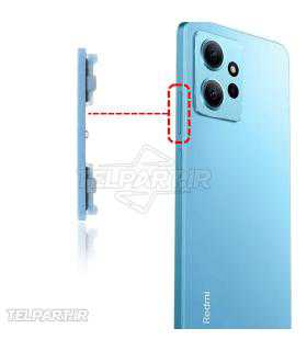 دکمه پاور و ولوم شیائومی Xiaomi Redmi Note 12 4G آبی