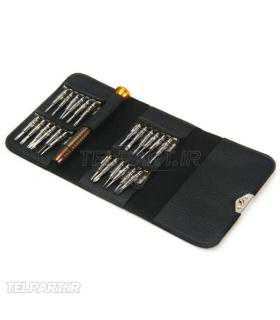 ست 24 عددی پیچ گوشتی تعمیر موبایل ام اند آر M&R MR XW-6025